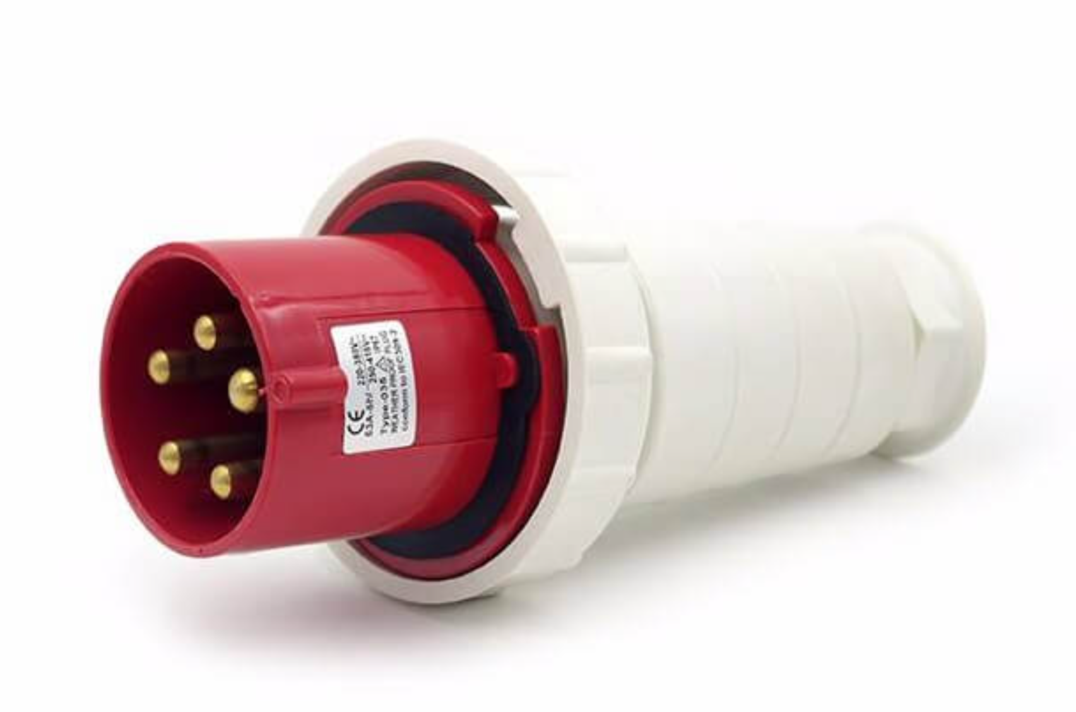 Phích cắm công nghiệp 125A- 5 chấu -380V