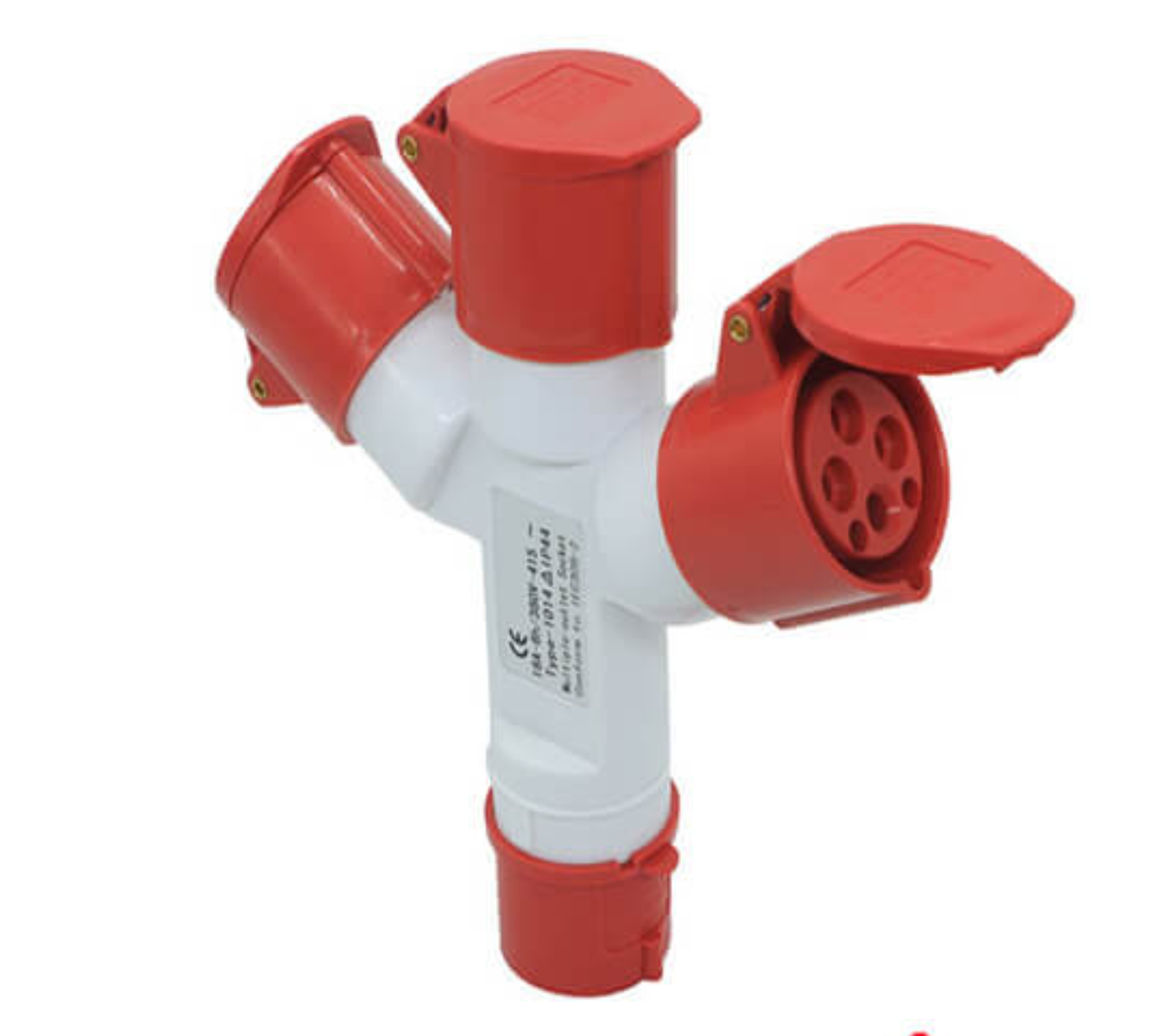 Bộ chia 3 Công nghiệp loại 32A – 4 Chấu- 380V